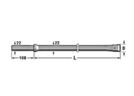 h22 het Staal Integrale Boor Rod Heat Treatment Process van het chromiummolybdeen