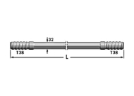 4 duim/6 de Uitbreiding Rod Threaded Drill Rod van de Duimt38 Hexuitdraai