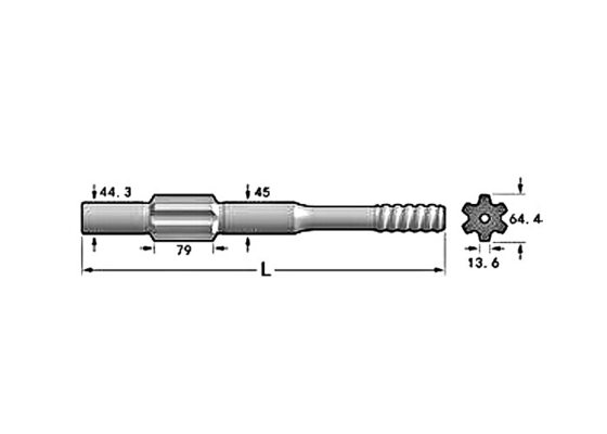 Hd712 788mm de Douane Logo Water Well Drilling van de Steeladapter