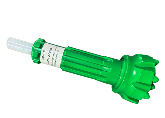 105 mm DTH-boorstukken voor COP35 / DHD3.5 DTH-hamer Groen kleur met voetklep