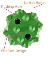 Ingepaste van de het Beetje Sferische/Ballistische Knoop van de Knoopboor Diameter 32 -1 52mm