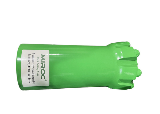 Top Hammer Rock Drilling Tools T-WIZ60 102mm draadknoppen voor het brouwen en mijnbouw