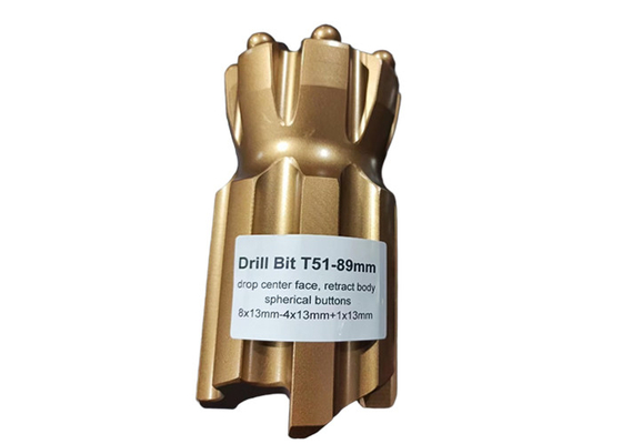 T51-89mm Retrac wolfraamcarbide boorstuk voor langdurige boorprestaties
