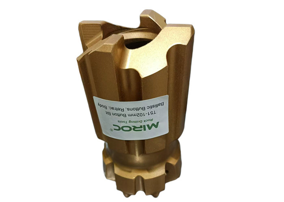 89mm-127mm T51 Diameter Intrekbare boor voor tunnelen, smeden, verwerken