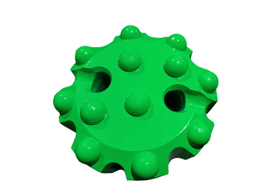 T51-89mm schroefdraad boorknop met semi-ballistische hardmetalen ontwerp voor bankboren