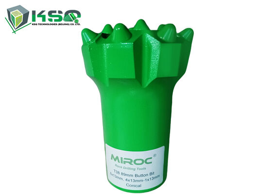 T38 Gedrukt boorknop voor harde rotsbank voor mijnbouw