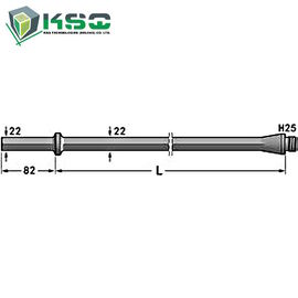 H25 Hexuitdraai 22 mm-de Steel van de Boorstaaf 108 mm