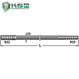 R25 de r32-Hexuitdraai 25-R25 van de Drifterstaaf Spoelend Gat 8.6 mm