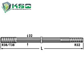 R32 de r/T38-Hexuitdraai 32-R32 van de Drifterstaaf Spoelend Gat 9.6 mm