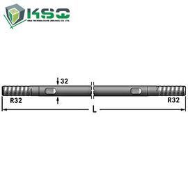 R32 Uitbreidingsstaaf r32-om het Spoelende Gat 9.2 mm-Moersleutel Vlakke 25.4 mm van 32-R32
