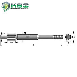 Van de de Boorsteel van atlascopco de Adapter COP1032, COP1036, COP1038HB