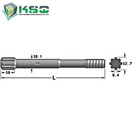 De Steeladapter HC 40, HC 80, HC 90, HC 105, HC120 van de Montabertboor