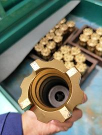 Van het de Boorbeetje van de hoge snelheidsrots Magnetische Intrekbare Gouden Kleur 34115mm Dia