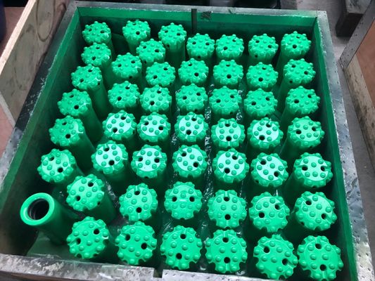 T45 Threaded Button Drill Bit 89mm Tungsten Carbide High Wear Resistance