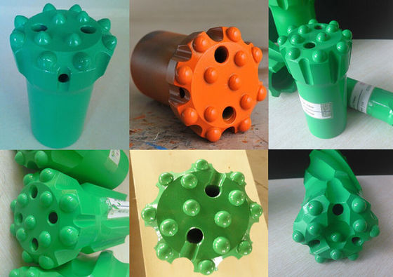 T45 Threaded Button Drill Bit 89mm Tungsten Carbide High Wear Resistance