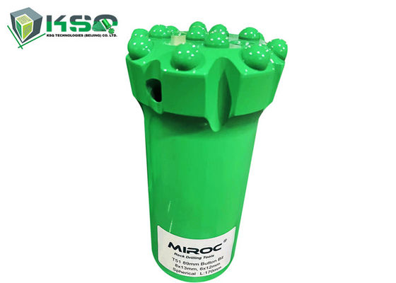 T51 89mm het Carbide van het het Beetjewolfram van de Knoopboor/14 Ingepaste Knopen