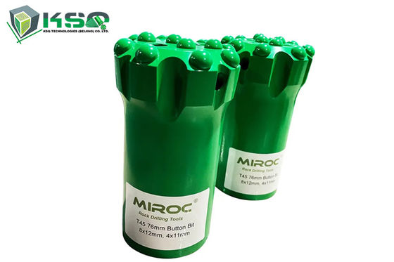 Steenboren Gedrukt wolfraamcarbide boorknop T38 Diameter 64 mm