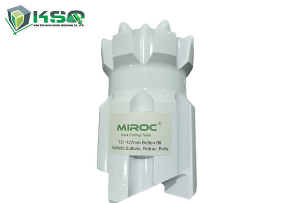 Diameter 127mm T51 Retrac Button Bit Voor normaal en terugtrekken type carrosserie