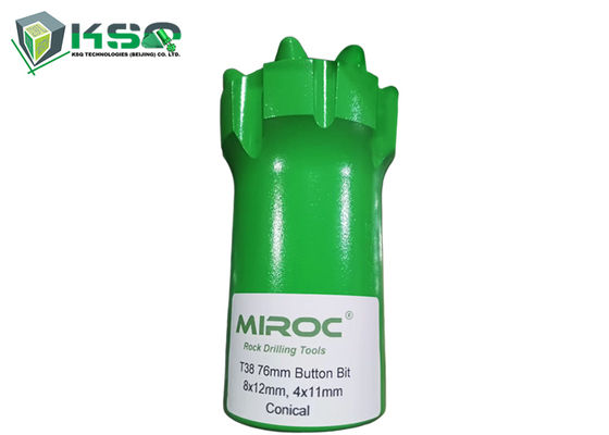 T38 76 mm, 102 mm steenboorknop