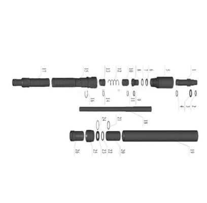Versatile DTH-borhamer voor verschillende boortoepassingen Gat 60-305 mm