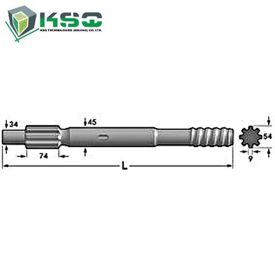 Van de de Boorsteel van atlascopco de Adapter COP1238