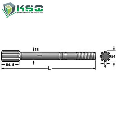 Van de de Boorsteel van atlascopco de Adaptercop 1432, COP 1532, COP 1440, COP 1838 HD, BETRAPT 1838 ME