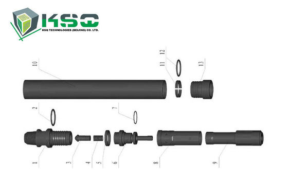 DTH-Boringshulpmiddelen voor DTH345-Hamer, DTH345-12-de Ring van de Beetjepal